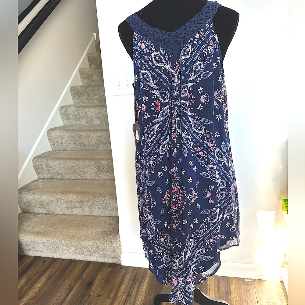Women’s Knox Rose Crochet Paisley Midi Dress-Size S
